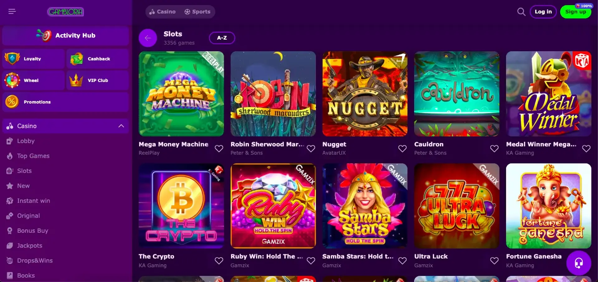 11. Gambloria Casino