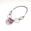 collana vetro murano venezia clotilde viola